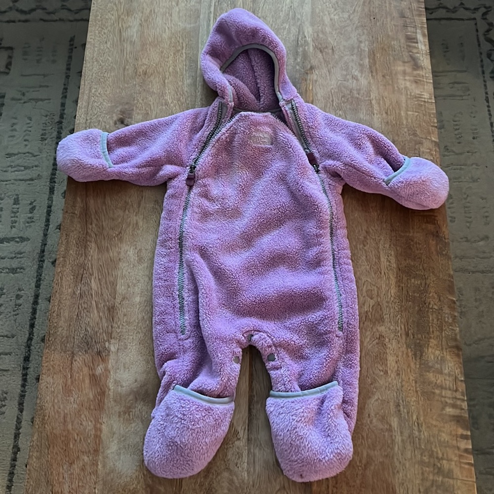 North Face Double Zip Baby Bunting